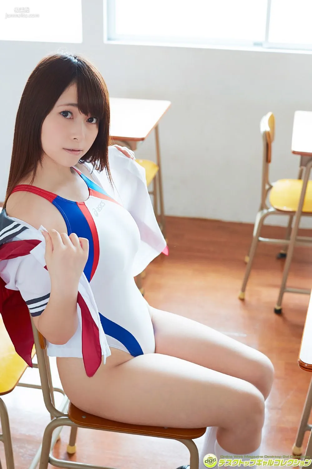 Miharu Kanda, 92cm Transparent Fair-Skinned H-Cup Gravure Idol, Photo Set [DGC] NO.1334 photo 12