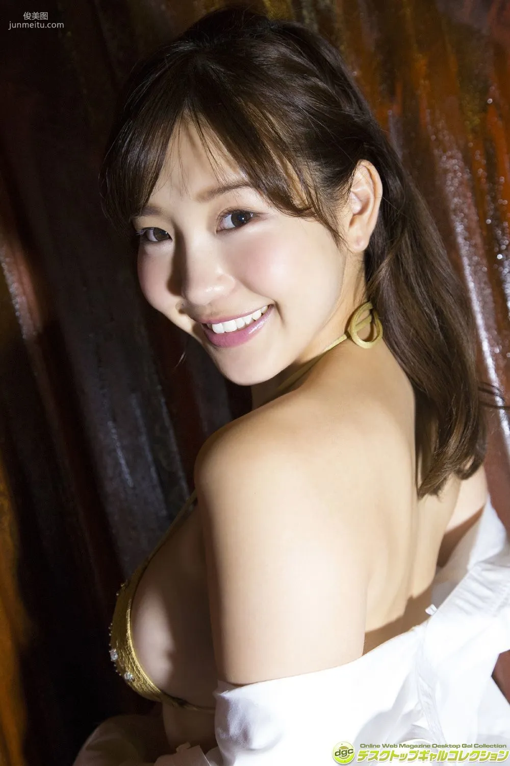Yuriko Ishihara, Young Lady Face and Richly Ripened Beautiful F-Cup Breasts, Photo Set [DGC] NO.1331 photo 83