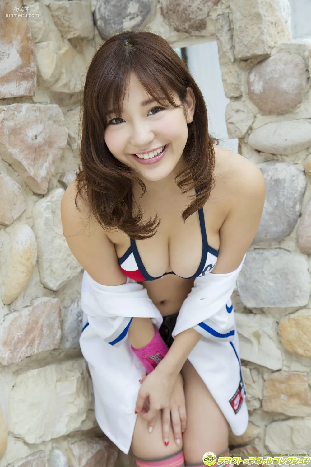 Yuriko Ishihara, Young Lady Face and Richly Ripened Beautiful F-Cup Breasts, Photo Set [DGC] NO.1331 photo 46