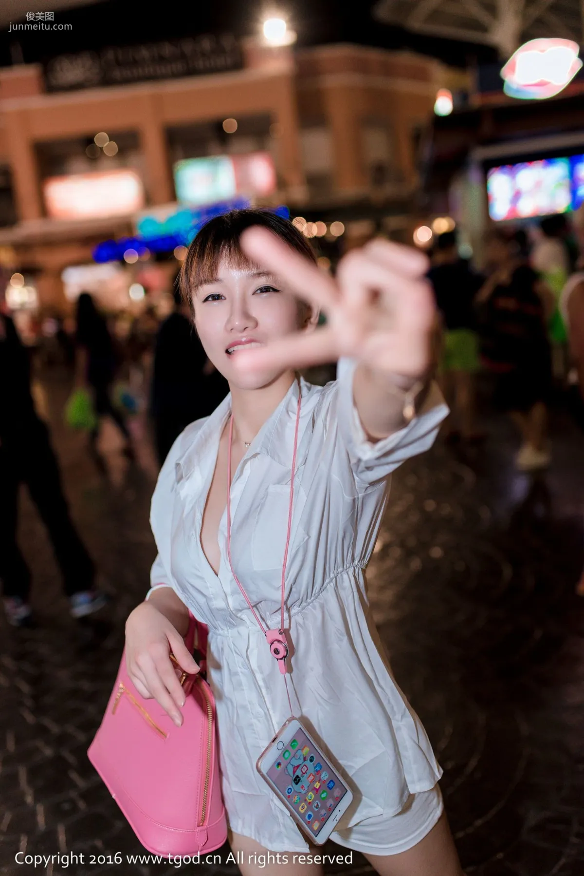 k8 Aojiao Mengmeng《Snow-White Breasts and Little Beautiful Butt》 [TGOD] Photo Set photo 31