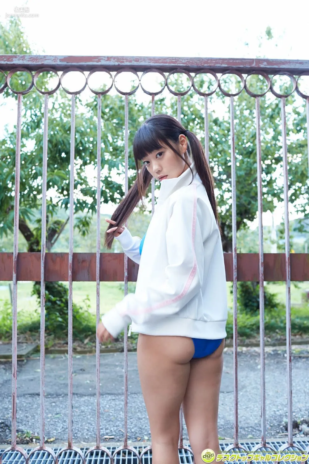 Hikaru Aoyama, Powerful I-Cup Big Bust Rampage at School!! Photo Set [DGC] NO.1341 photo 76