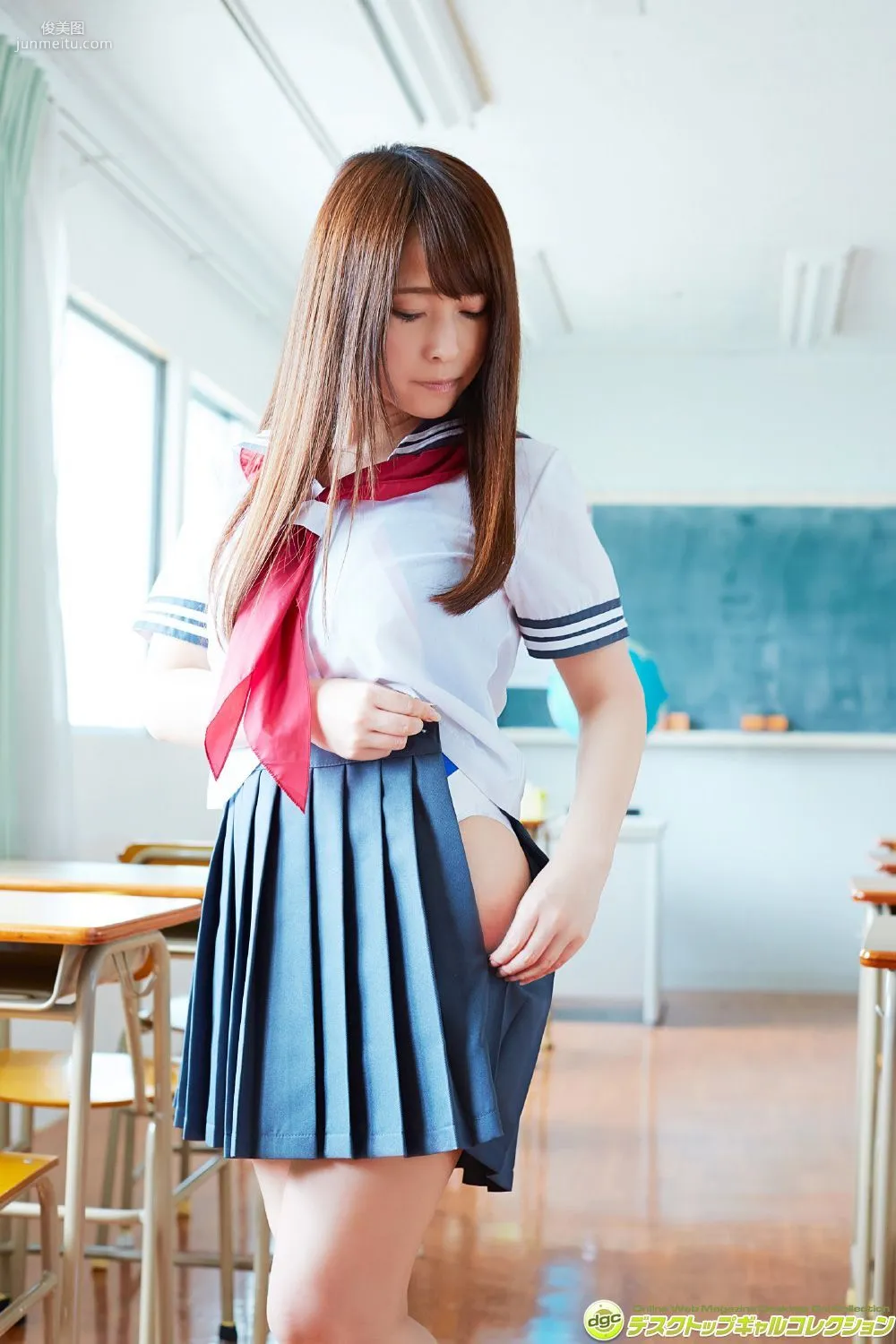 Miharu Kanda, 92cm Transparent Fair-Skinned H-Cup Gravure Idol, Photo Set [DGC] NO.1334 photo 5