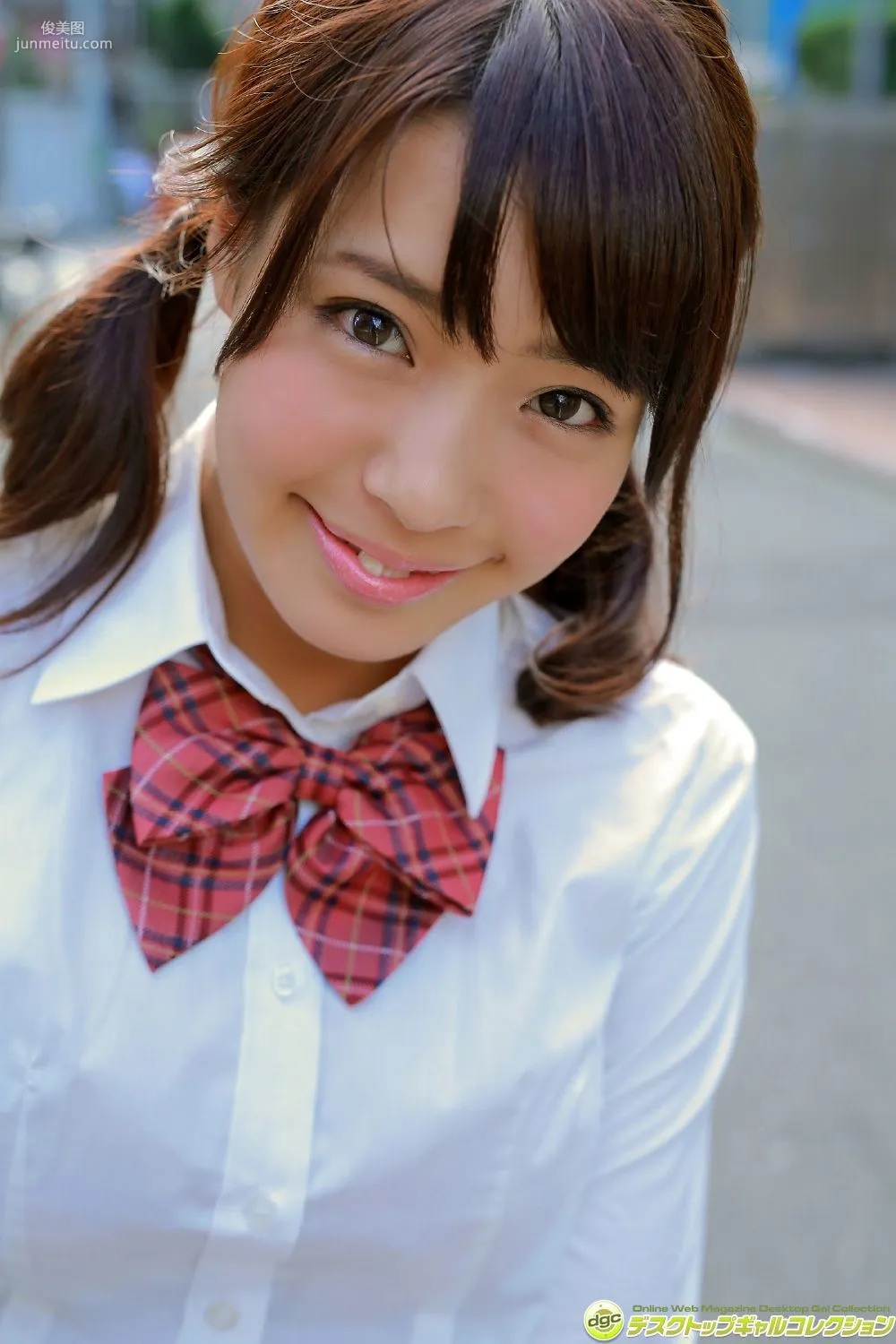 Rina Hashimoto《Uniform About to Burst with Overwhelming G-Cup!》Photo Set [DGC] NO.1290 photo 3
