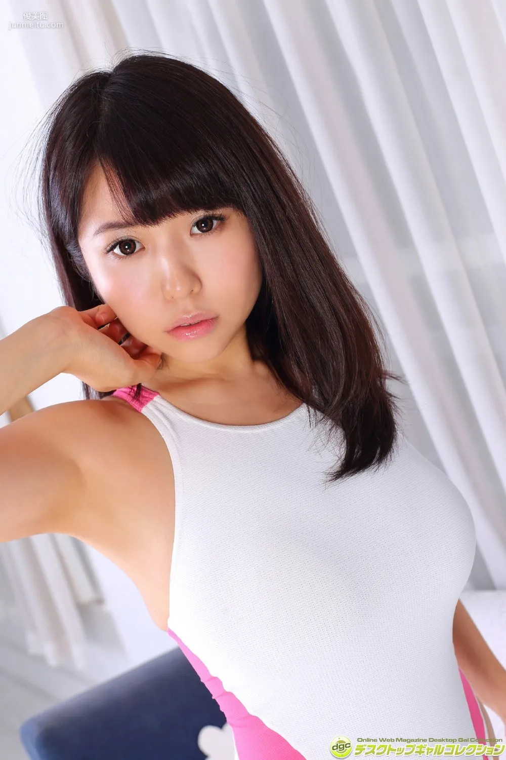 Haruka Momoi 88cm Plump H-Cup Baby Face Gravure Idol! Photo Set [DGC] NO.1288 photo 14