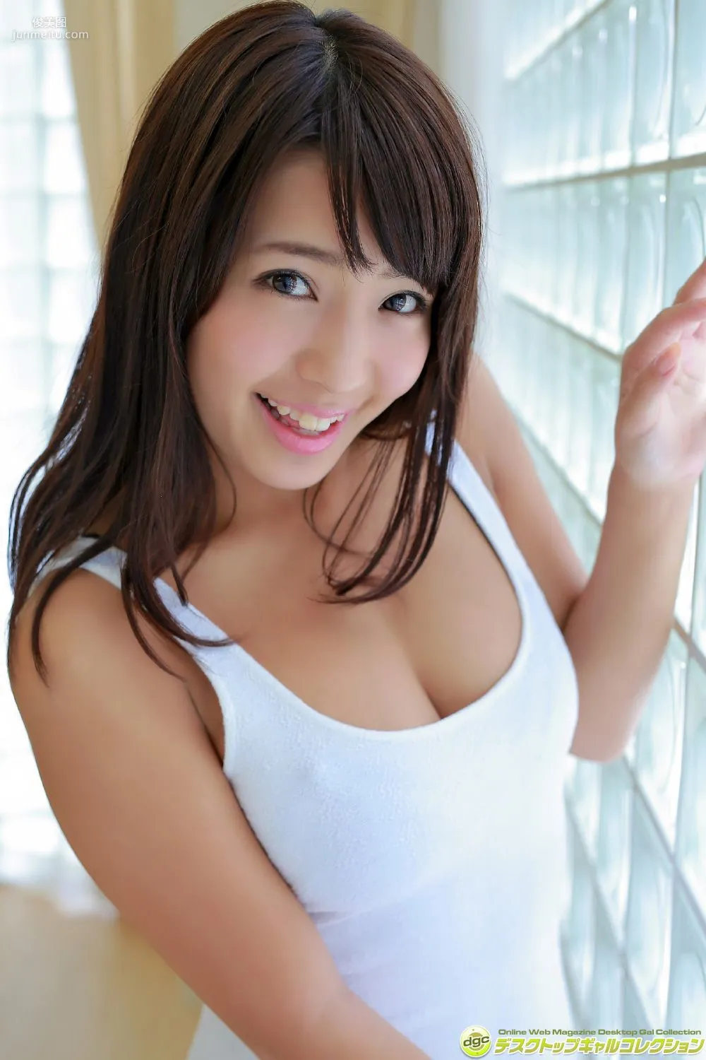 Rina Hashimoto《Uniform About to Burst with Overwhelming G-Cup!》Photo Set [DGC] NO.1290 photo 56