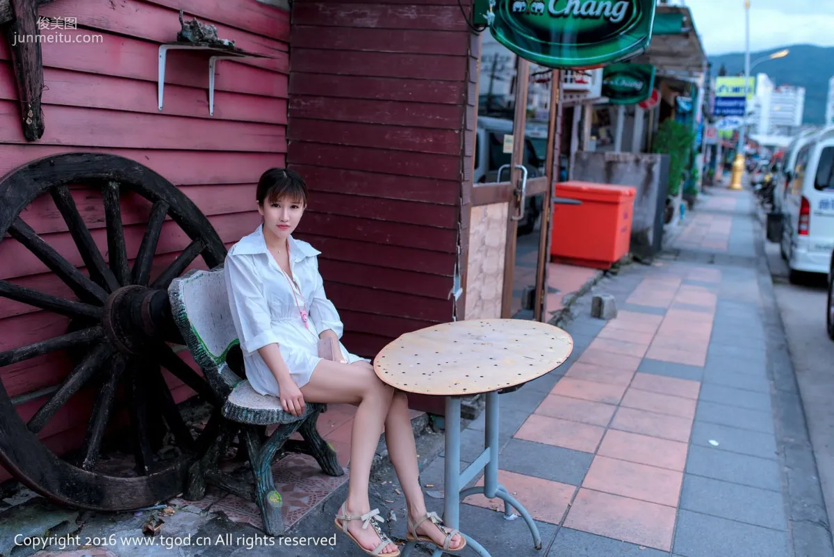 k8 Aojiao Mengmeng《Snow-White Breasts and Little Beautiful Butt》 [TGOD] Photo Set photo 28