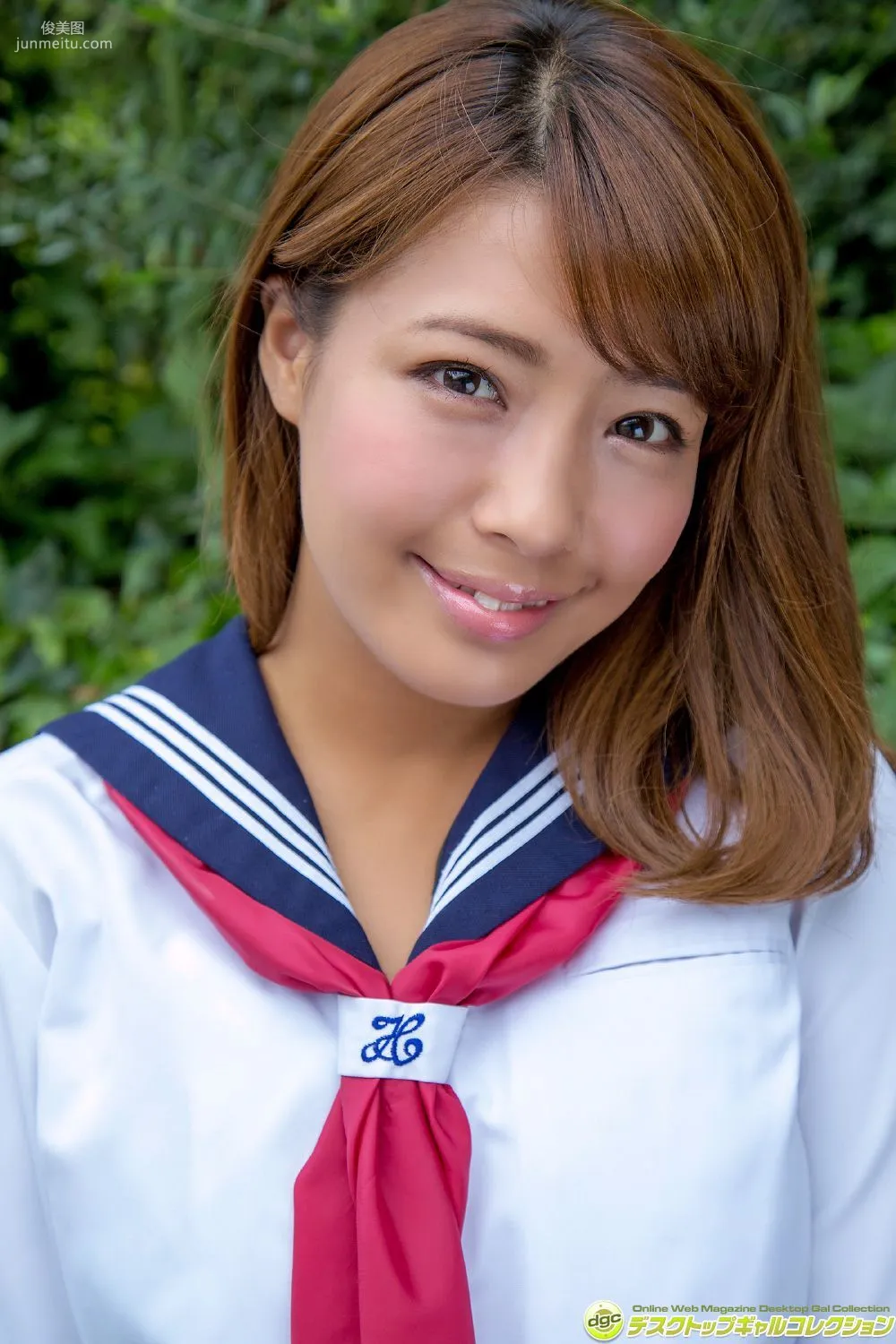 Rina Hashimoto, Rising in Popularity with Dark Skin G-Cup Plump Body Photo Set [DGC] NO.1329 photo 1