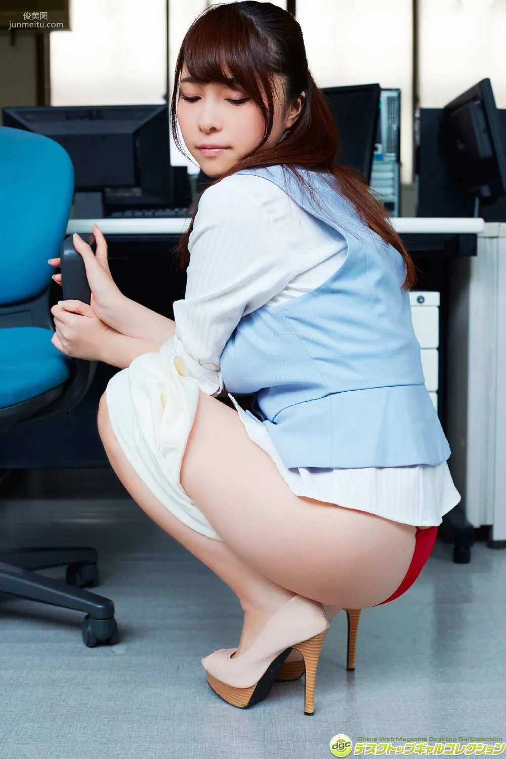 Miharu Kanda, 92cm Transparent Fair-Skinned H-Cup Gravure Idol, Photo Set [DGC] NO.1334 photo 32
