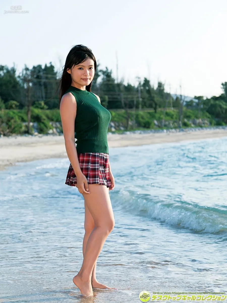 Mizuki Hoshina The Talked-About Active College Girl Gravure Idol's First Okinawa Location Shoot Photo Set [DGC] NO.1332 photo 54