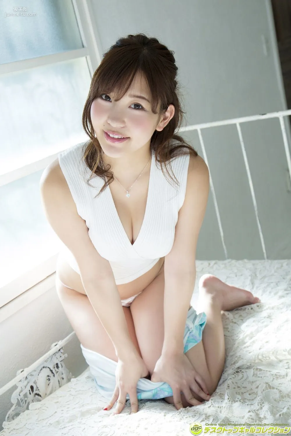 Yuriko Ishihara, Young Lady Face and Richly Ripened Beautiful F-Cup Breasts, Photo Set [DGC] NO.1331 photo 64