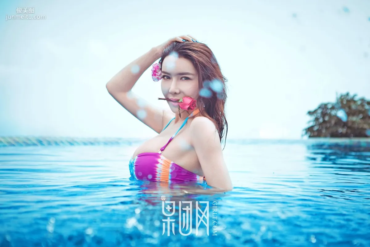 Gong Yuefei China's Number One Sexy Goddess Seaside Beautiful Photos [Girlt] No.057 Photo Set photo 10