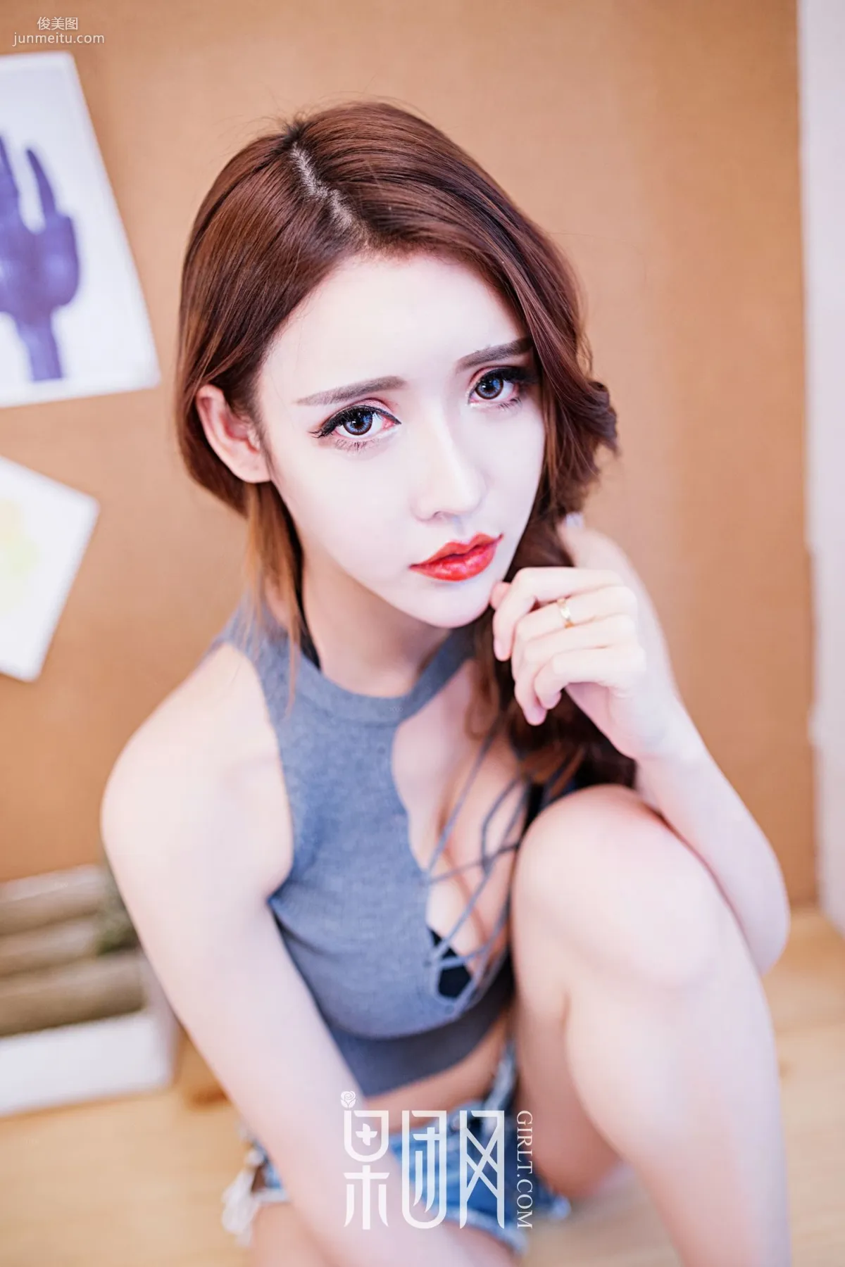 lunana_lee, Goddess of Bust Nana, Big Show 34D Breasts [Girlt] No.055 Photo Set photo 44