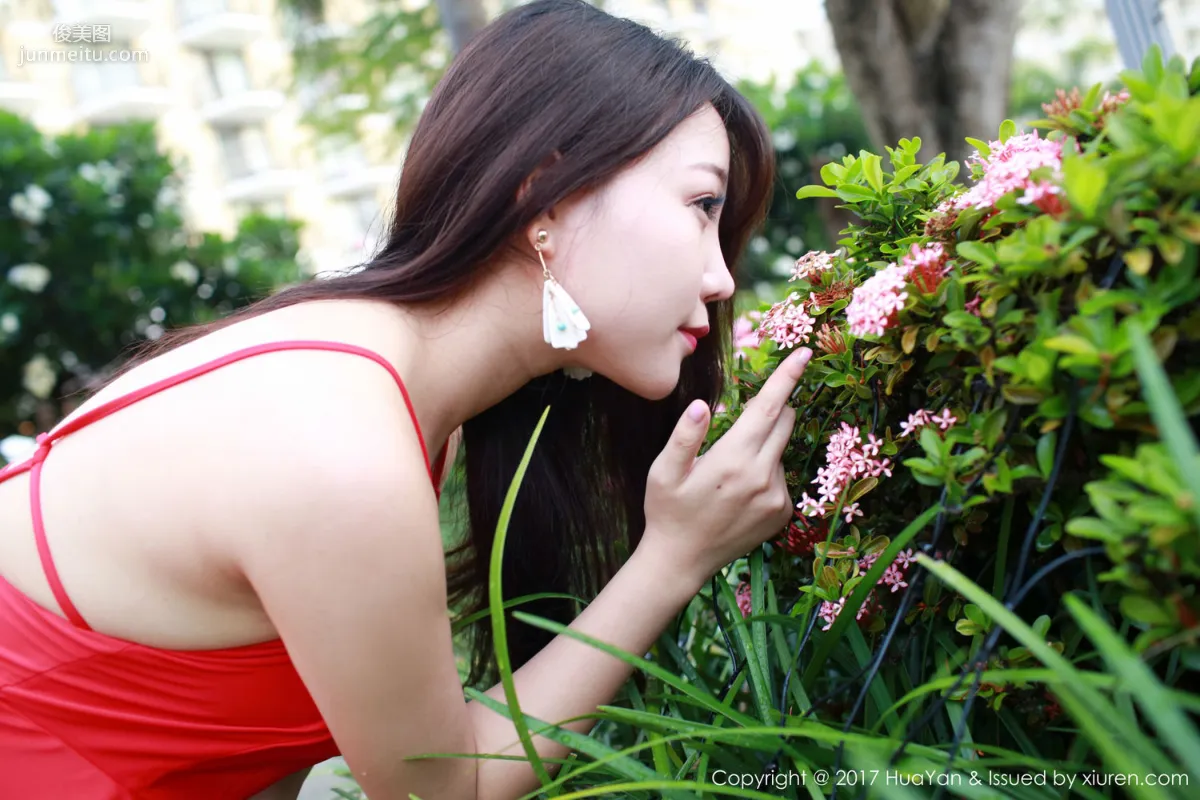 Zhizhi Booty 'Seaside + Fresh and Sweet Red Dress' [Hana no Kao] VOL.044 Photo Set photo 59