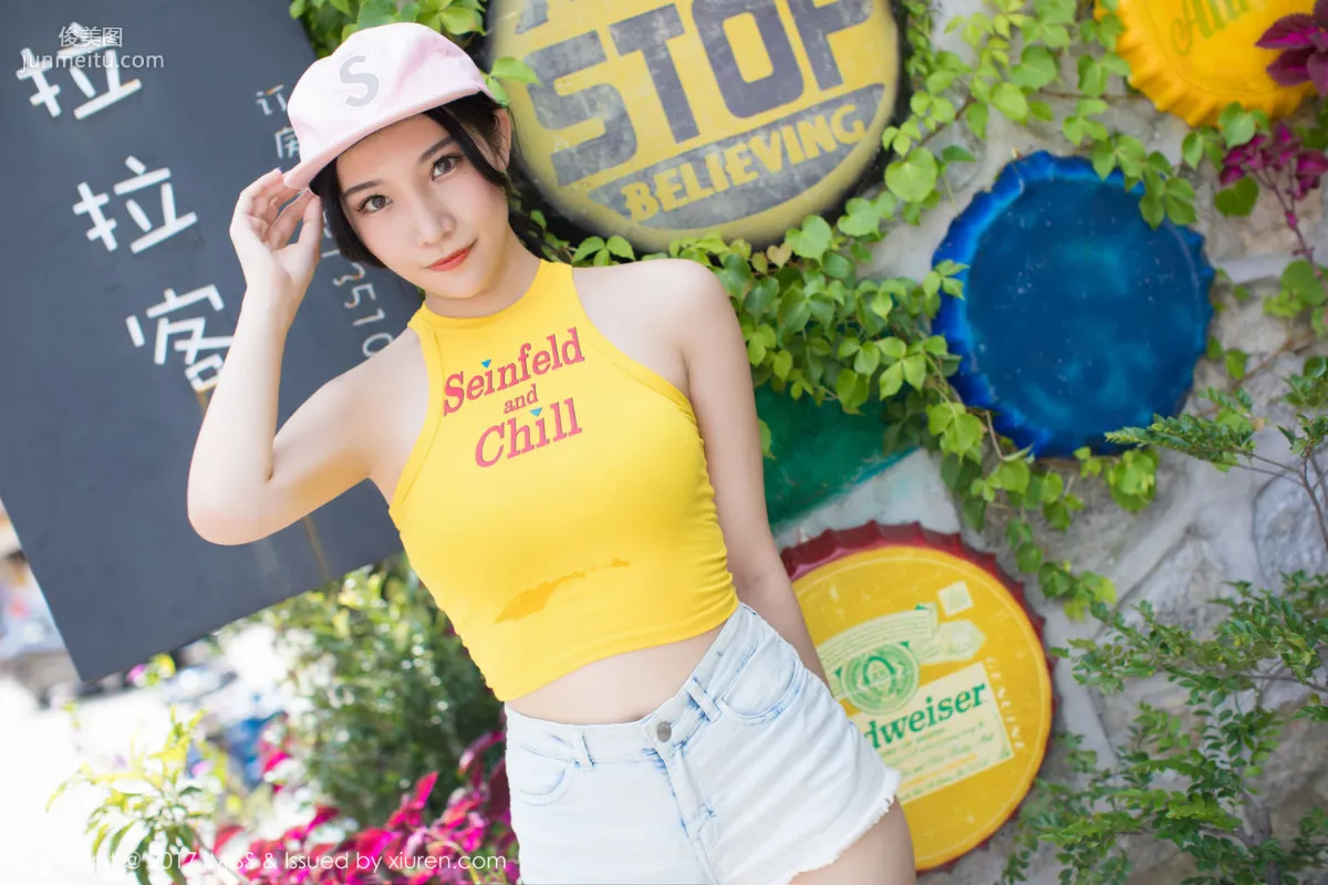 Xiaohuli Sica Denim Shorts Fresh and Sweet Series [IMISS] VOL.180 Photo Set photo 28