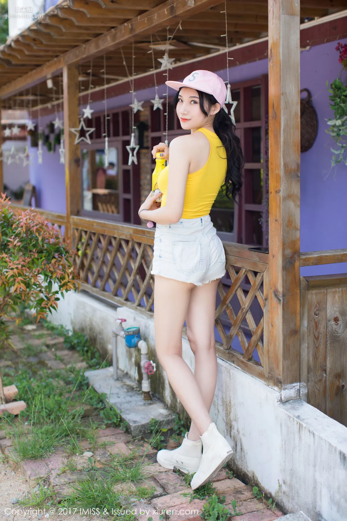 Xiaohuli Sica Denim Shorts Fresh and Sweet Series [IMISS] VOL.180 Photo Set photo 20