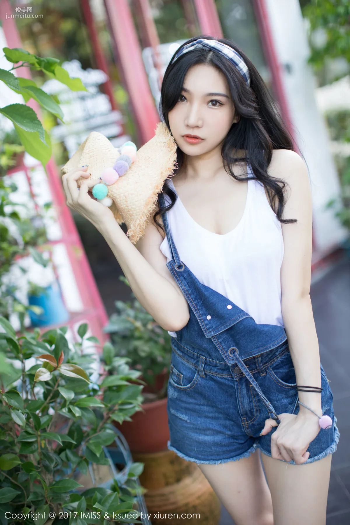 Xiaohuli Sica Denim Shorts Fresh and Sweet Series [IMISS] VOL.180 Photo Set photo 5