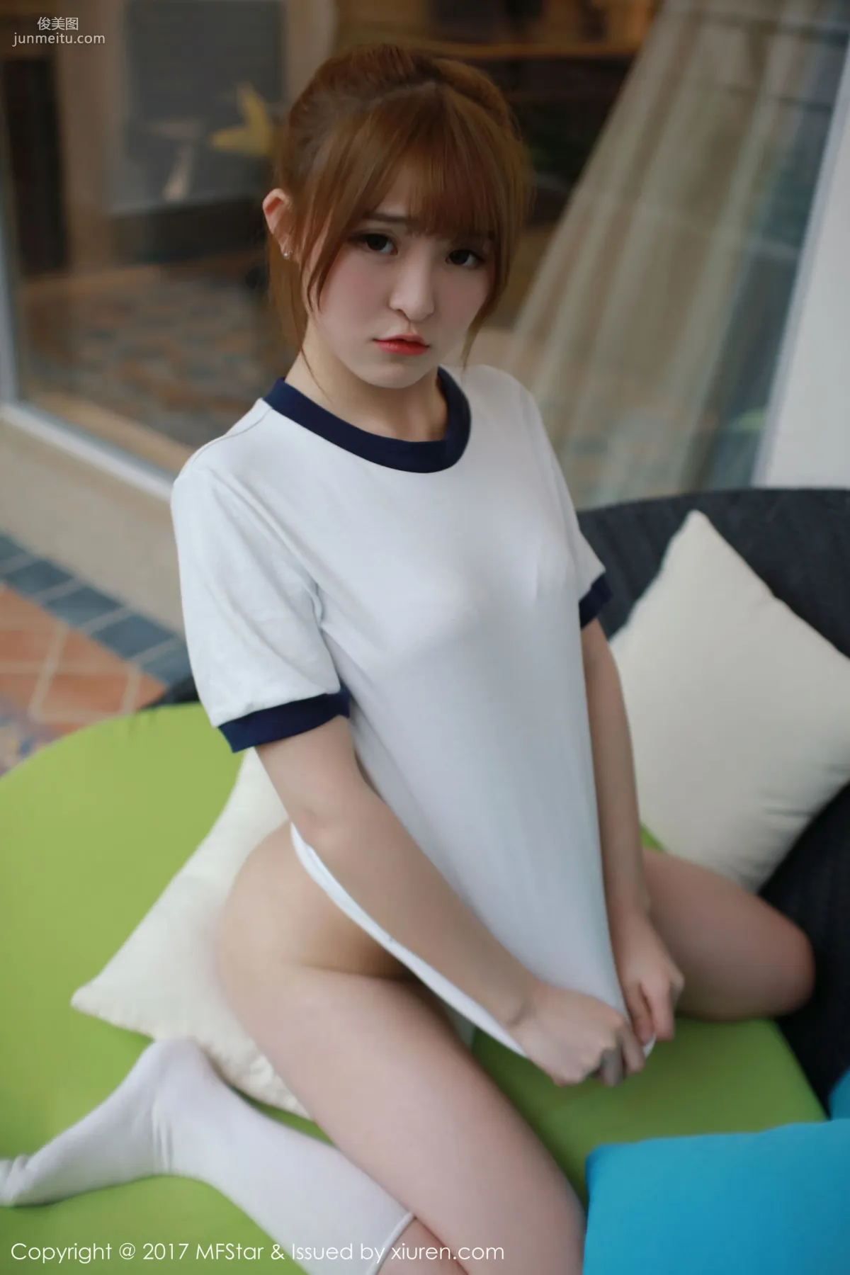 Yi Xiaoqi MoMo Sports Outfit + Glasses OL [MFStar] Vol.090 Photo Set photo 27