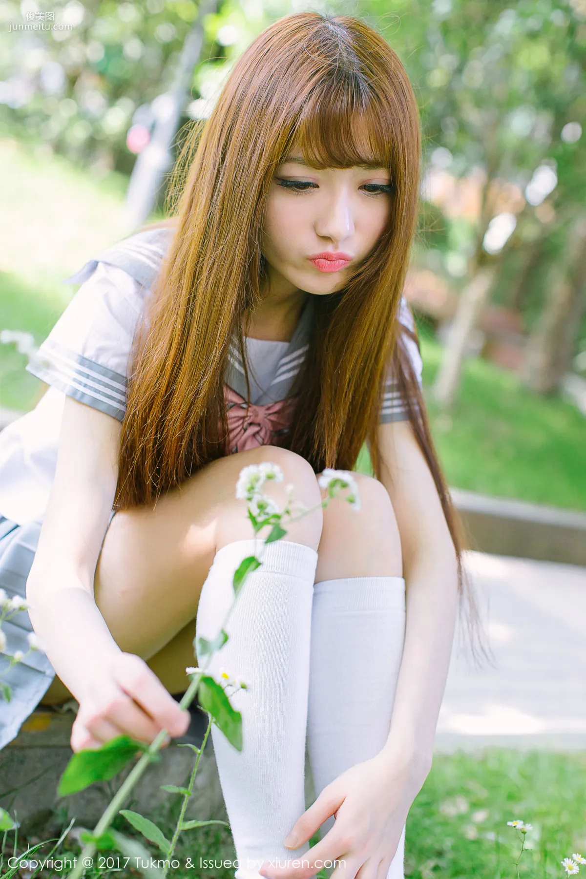 Zhao Naiying Little Fresh Sweet Campus Beauty [Tukmo] VOL.094 Photo Set photo 15