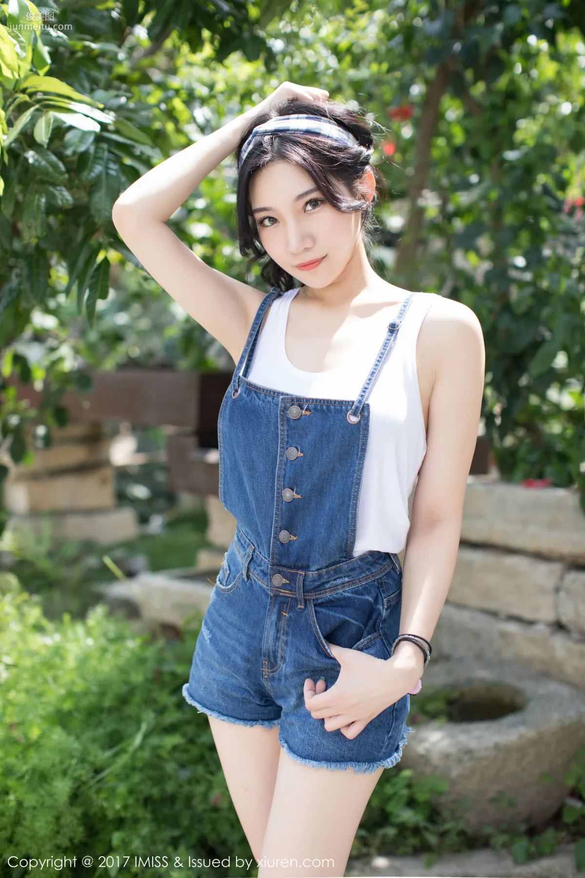 Xiaohuli Sica Denim Shorts Fresh and Sweet Series [IMISS] VOL.180 Photo Set photo 8