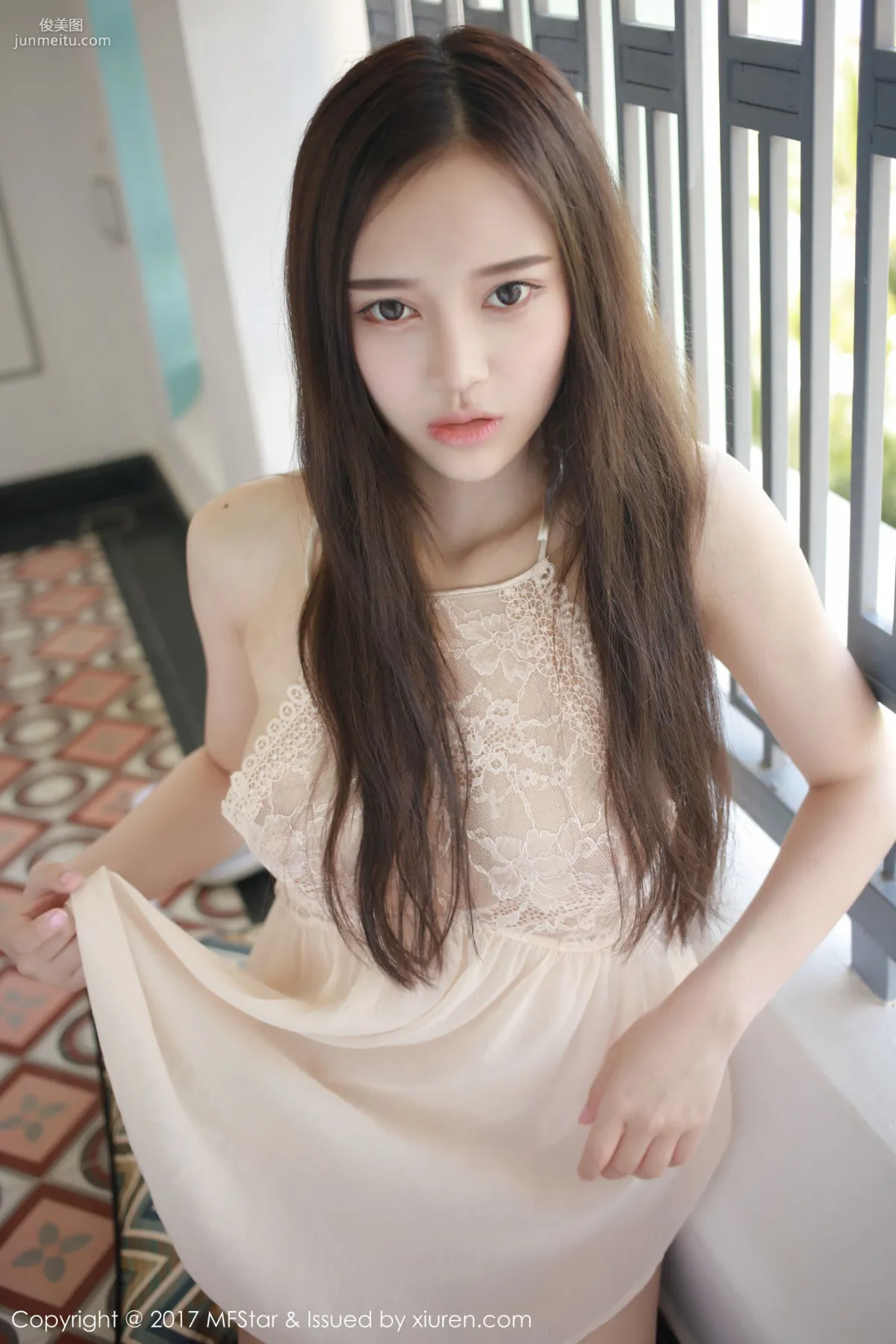 Tang Qier il, Beauty in Lace Dress [MFStar] VOL.101 Photo Set photo 8