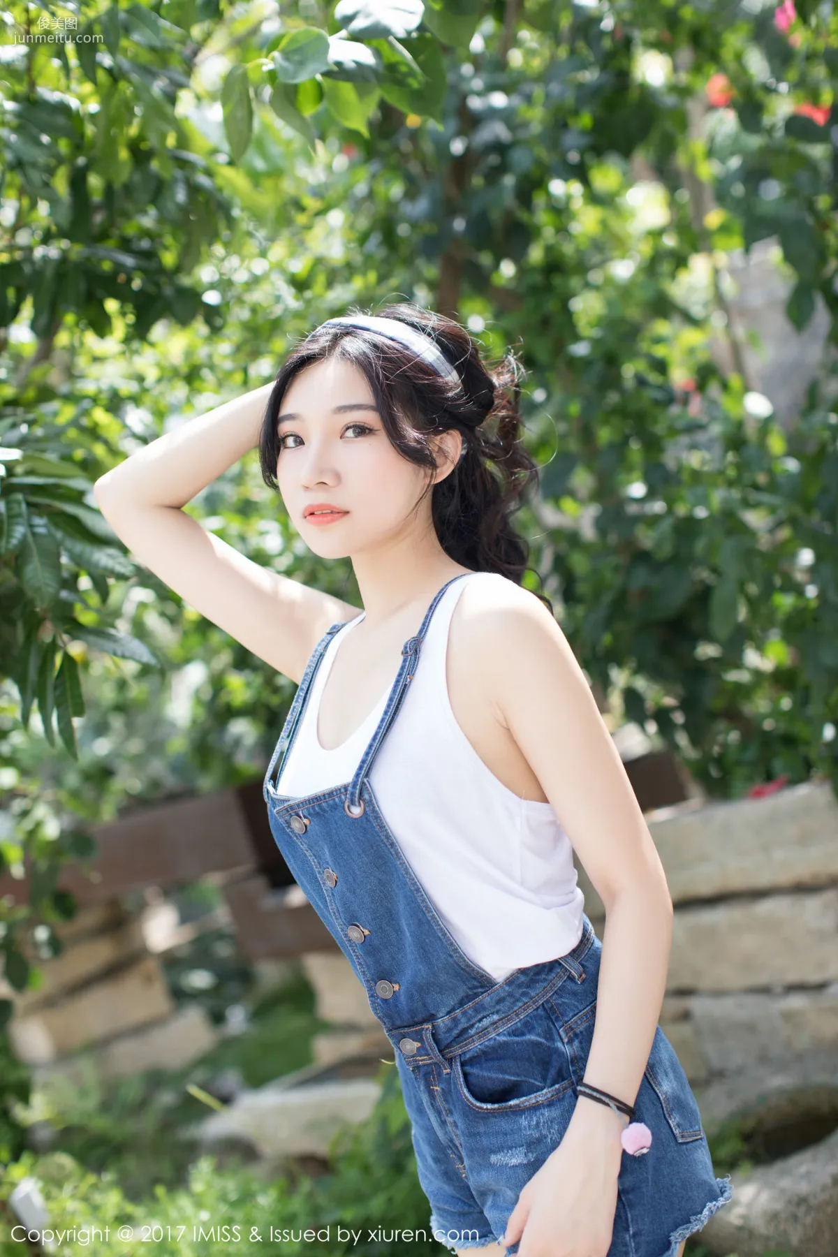 Xiaohuli Sica Denim Shorts Fresh and Sweet Series [IMISS] VOL.180 Photo Set photo 7