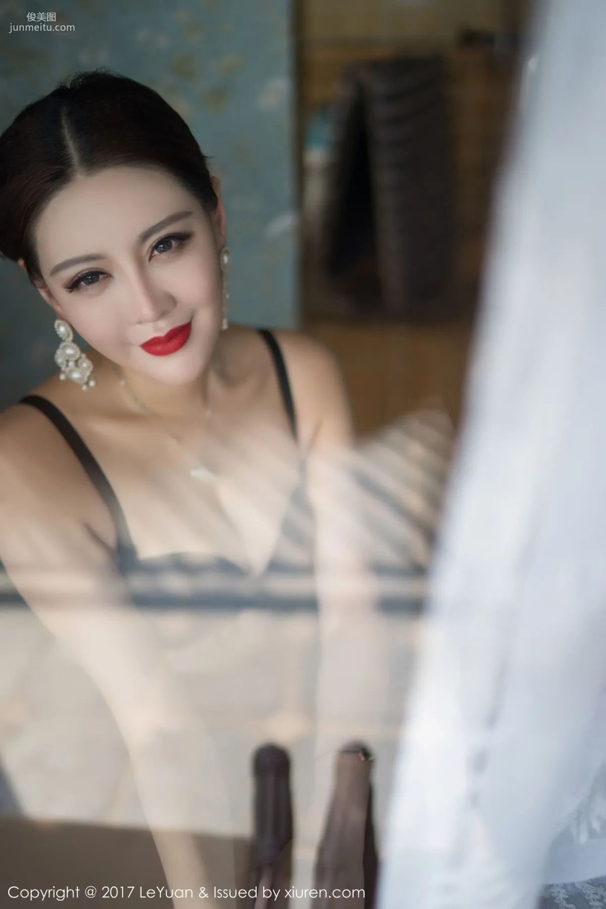 Mei Xizi Amazing Figure, a Pair of Jade Rabbits Ready to Pop Out [LeYuan] VOL.041 Photo Set photo 17