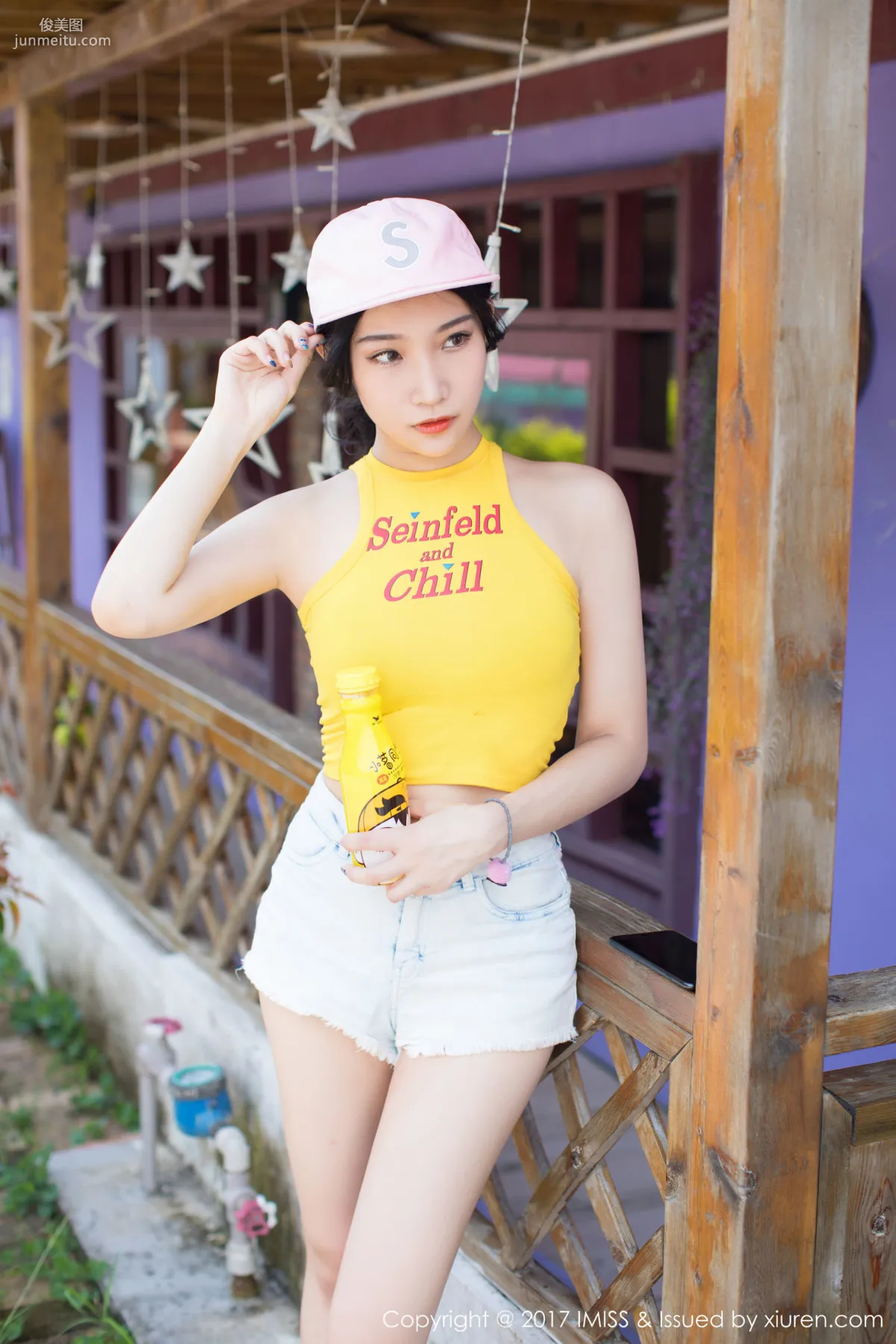 Xiaohuli Sica Denim Shorts Fresh and Sweet Series [IMISS] VOL.180 Photo Set photo 19