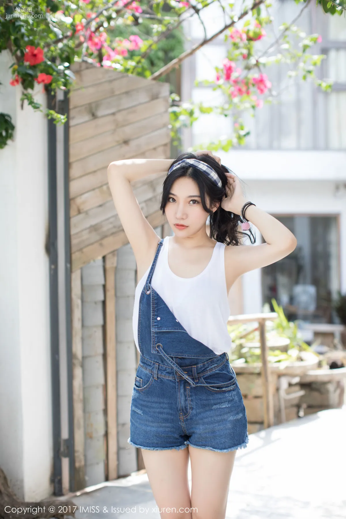 Xiaohuli Sica Denim Shorts Fresh and Sweet Series [IMISS] VOL.180 Photo Set photo 6