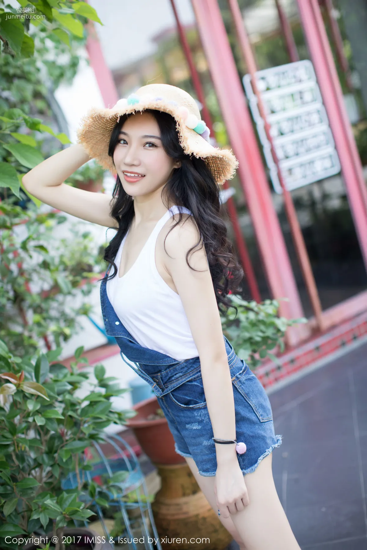 Xiaohuli Sica Denim Shorts Fresh and Sweet Series [IMISS] VOL.180 Photo Set photo 4