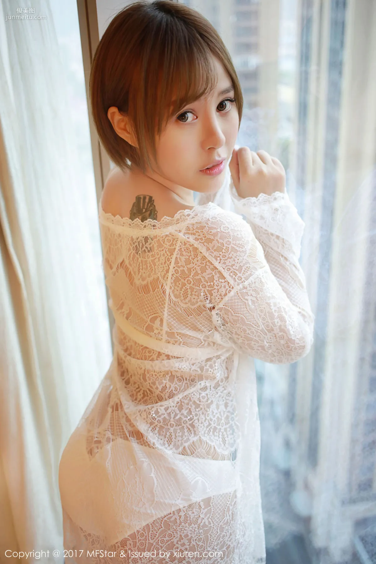 Evelyn艾莉《蕾丝半透内衣》 [模范学院MFStar] Vol.099 写真集10
