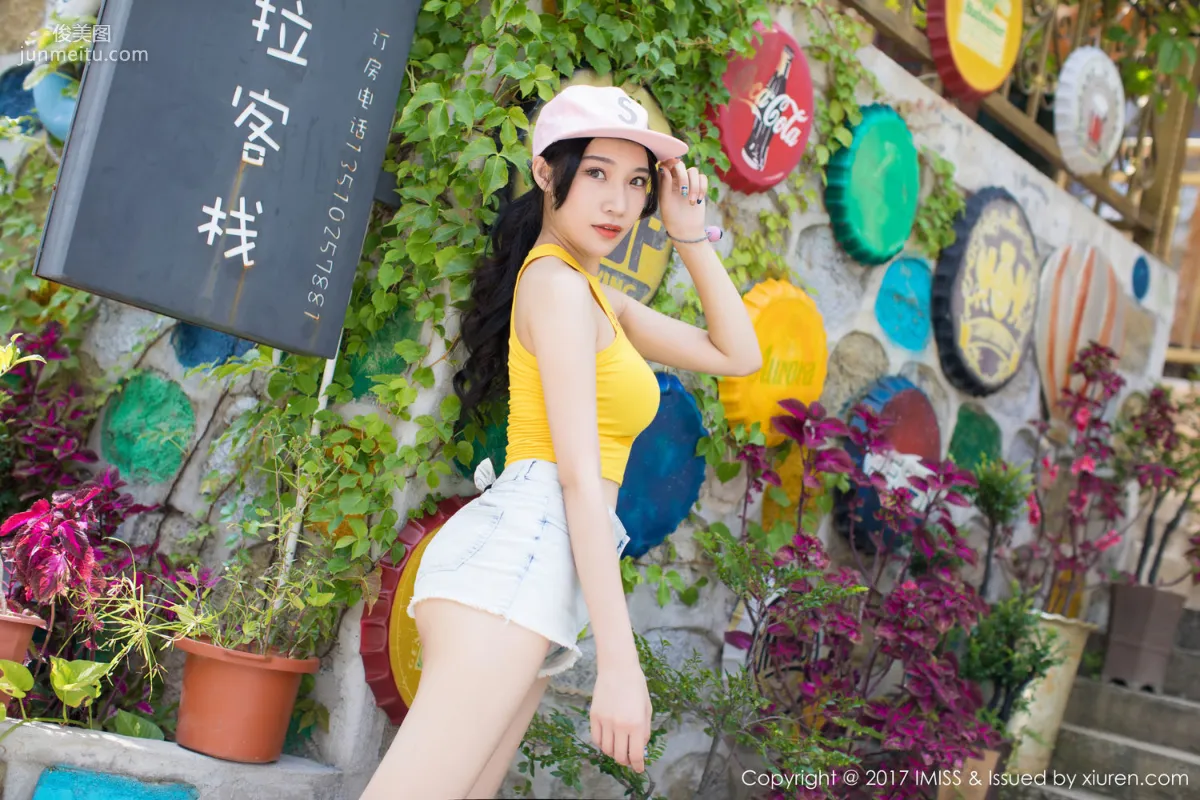 Xiaohuli Sica Denim Shorts Fresh and Sweet Series [IMISS] VOL.180 Photo Set photo 30