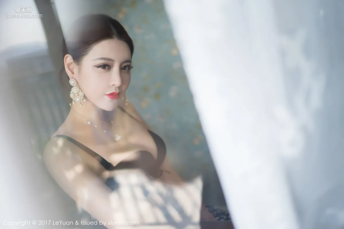 Mei Xizi Amazing Figure, a Pair of Jade Rabbits Ready to Pop Out [LeYuan] VOL.041 Photo Set photo 16