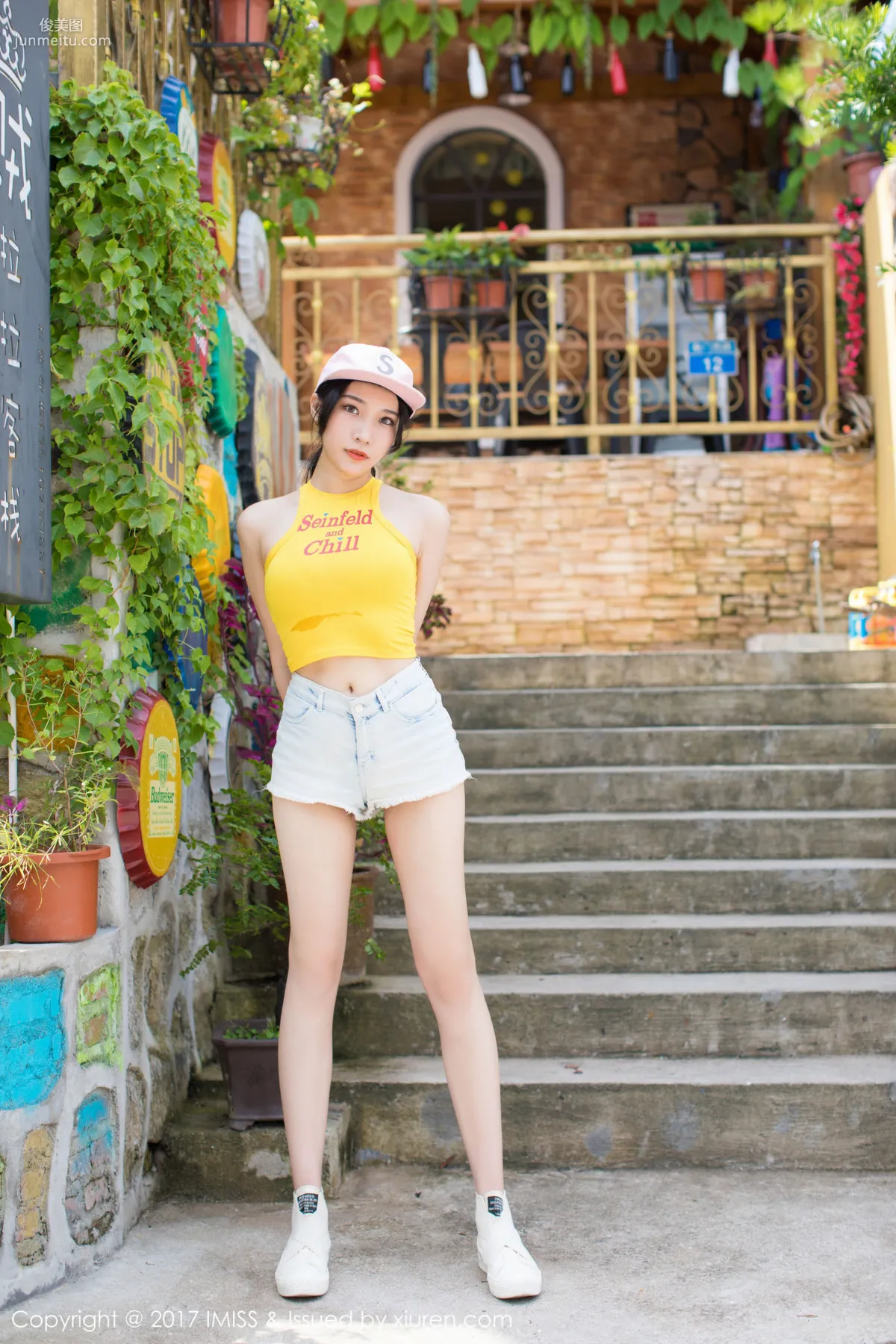 Xiaohuli Sica Denim Shorts Fresh and Sweet Series [IMISS] VOL.180 Photo Set photo 34