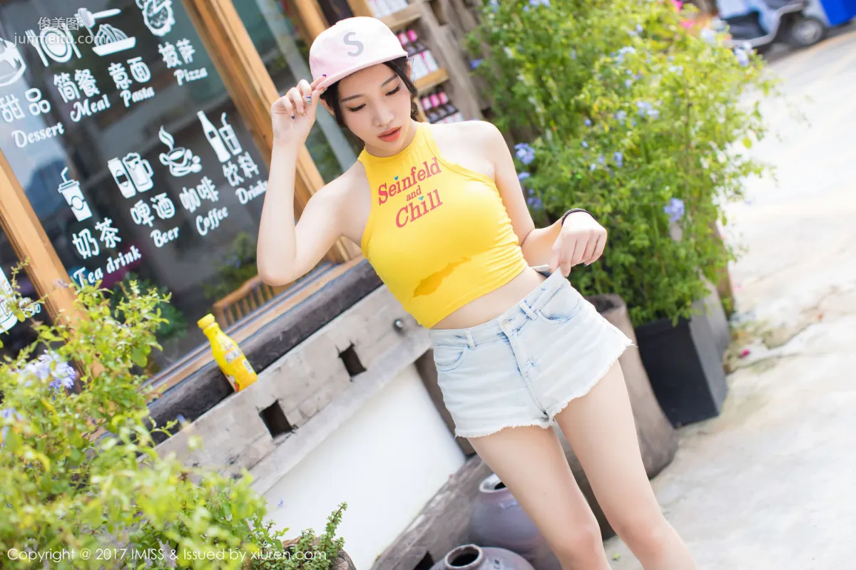 Xiaohuli Sica Denim Shorts Fresh and Sweet Series [IMISS] VOL.180 Photo Set photo 42