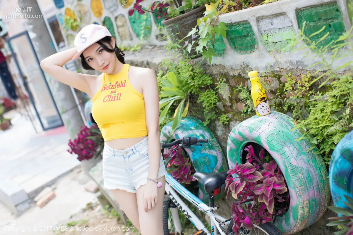 Xiaohuli Sica Denim Shorts Fresh and Sweet Series [IMISS] VOL.180 Photo Set photo 36