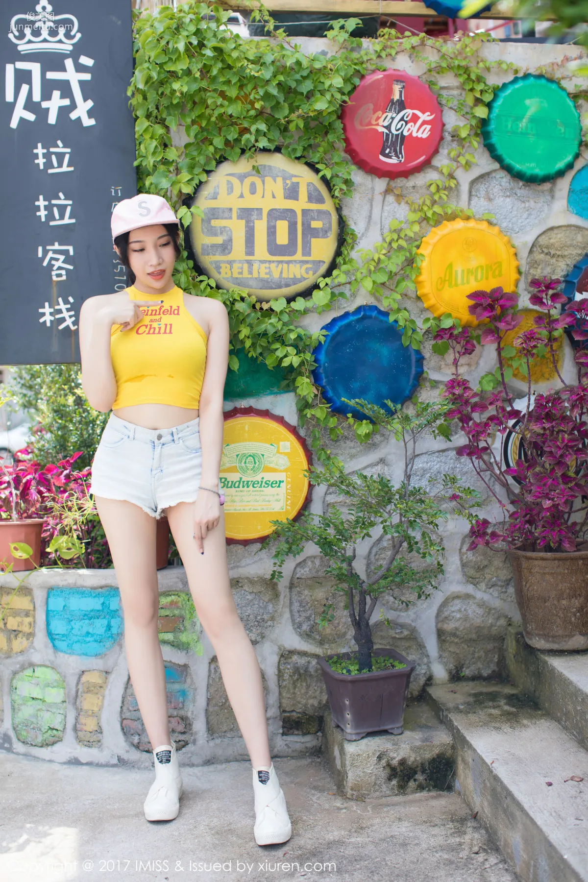 Xiaohuli Sica Denim Shorts Fresh and Sweet Series [IMISS] VOL.180 Photo Set photo 27