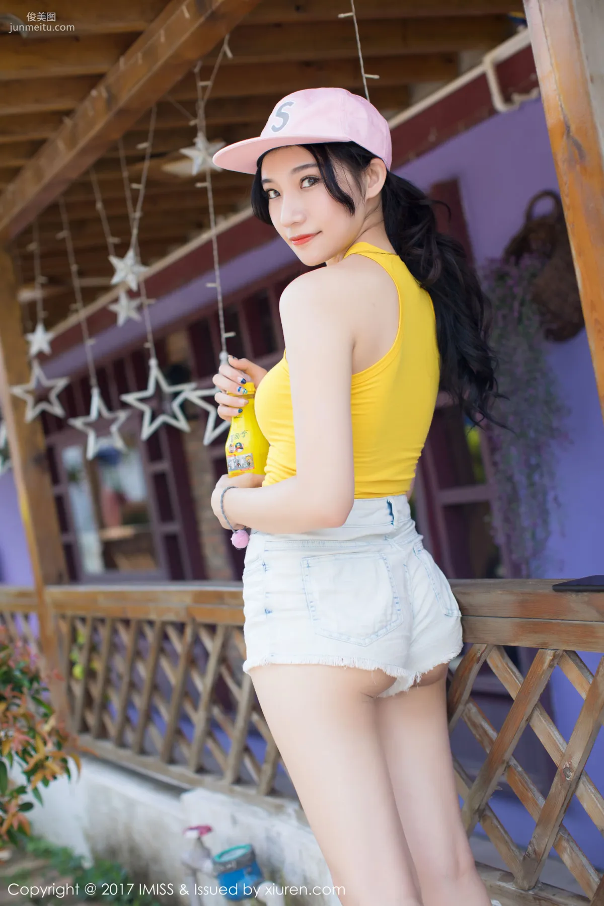 Xiaohuli Sica Denim Shorts Fresh and Sweet Series [IMISS] VOL.180 Photo Set photo 21