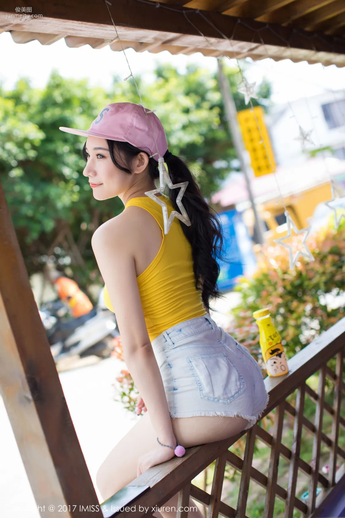 Xiaohuli Sica Denim Shorts Fresh and Sweet Series [IMISS] VOL.180 Photo Set photo 24