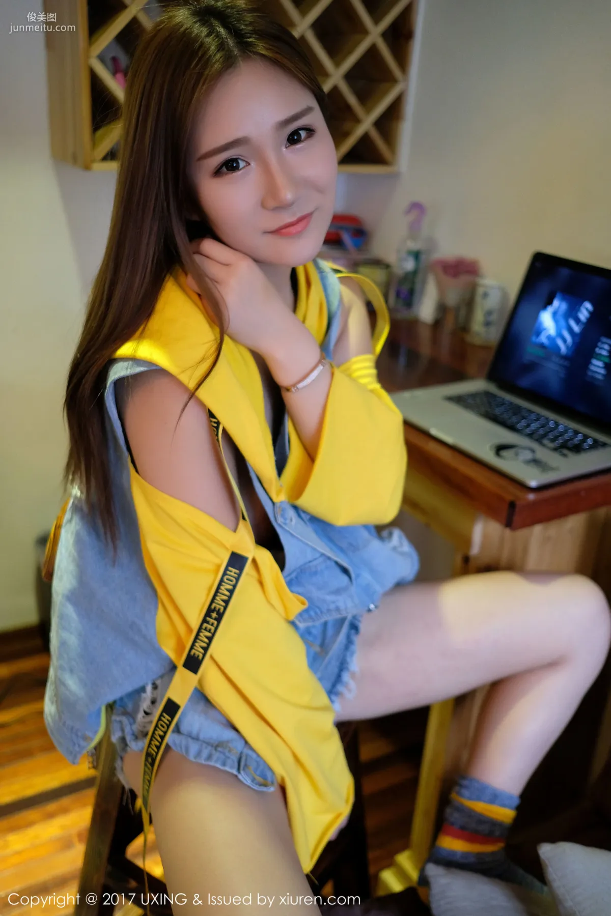 Yangyang Suger《Denim Girl》 [UXING] VOL.057 Photo Set photo 16