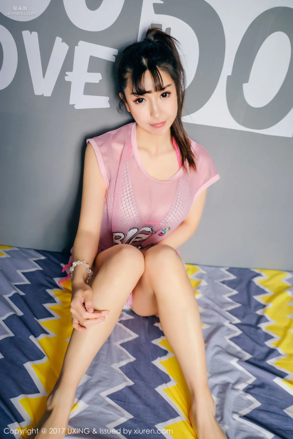 Xiaoqian sunny Proud Beautiful Bust, Sweet Appearance [UXING] VOL.053 Photo Set photo 1