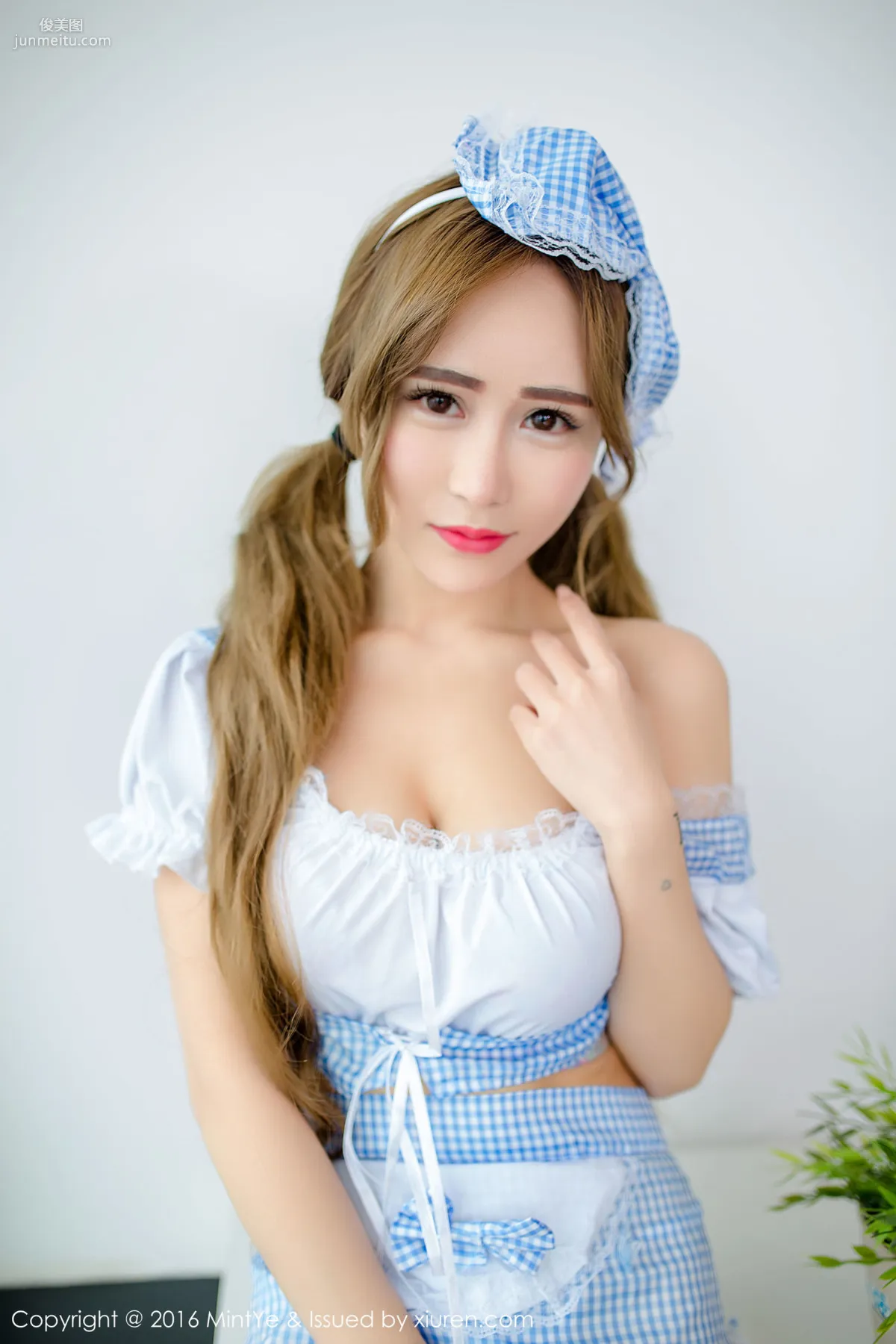 He Mengxi Stacy, Lace Lingerie + Cook Outfit [Bohe Ye] VOL.001 Photo Set photo 68