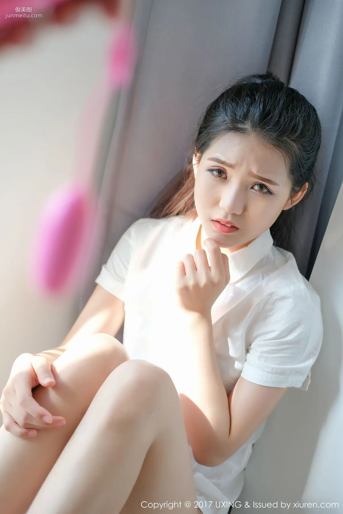 可爱的小叶子《校服软妹》 [优星馆UXING] VOL.056 写真集22