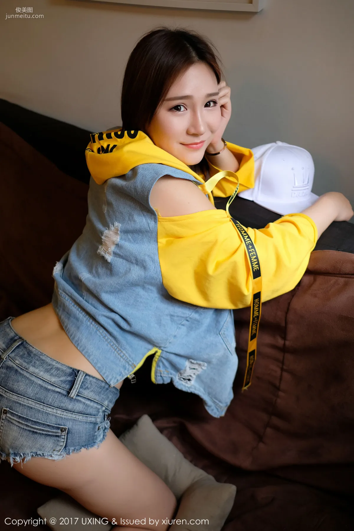 Yangyang Suger《Denim Girl》 [UXING] VOL.057 Photo Set photo 15