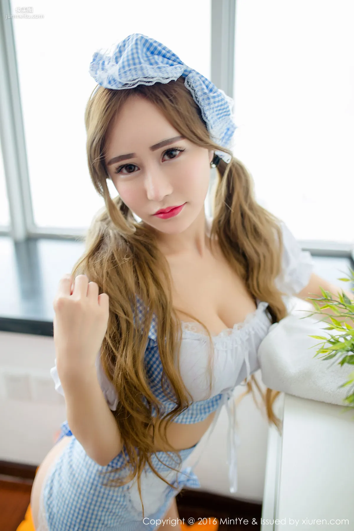 He Mengxi Stacy, Lace Lingerie + Cook Outfit [Bohe Ye] VOL.001 Photo Set photo 63