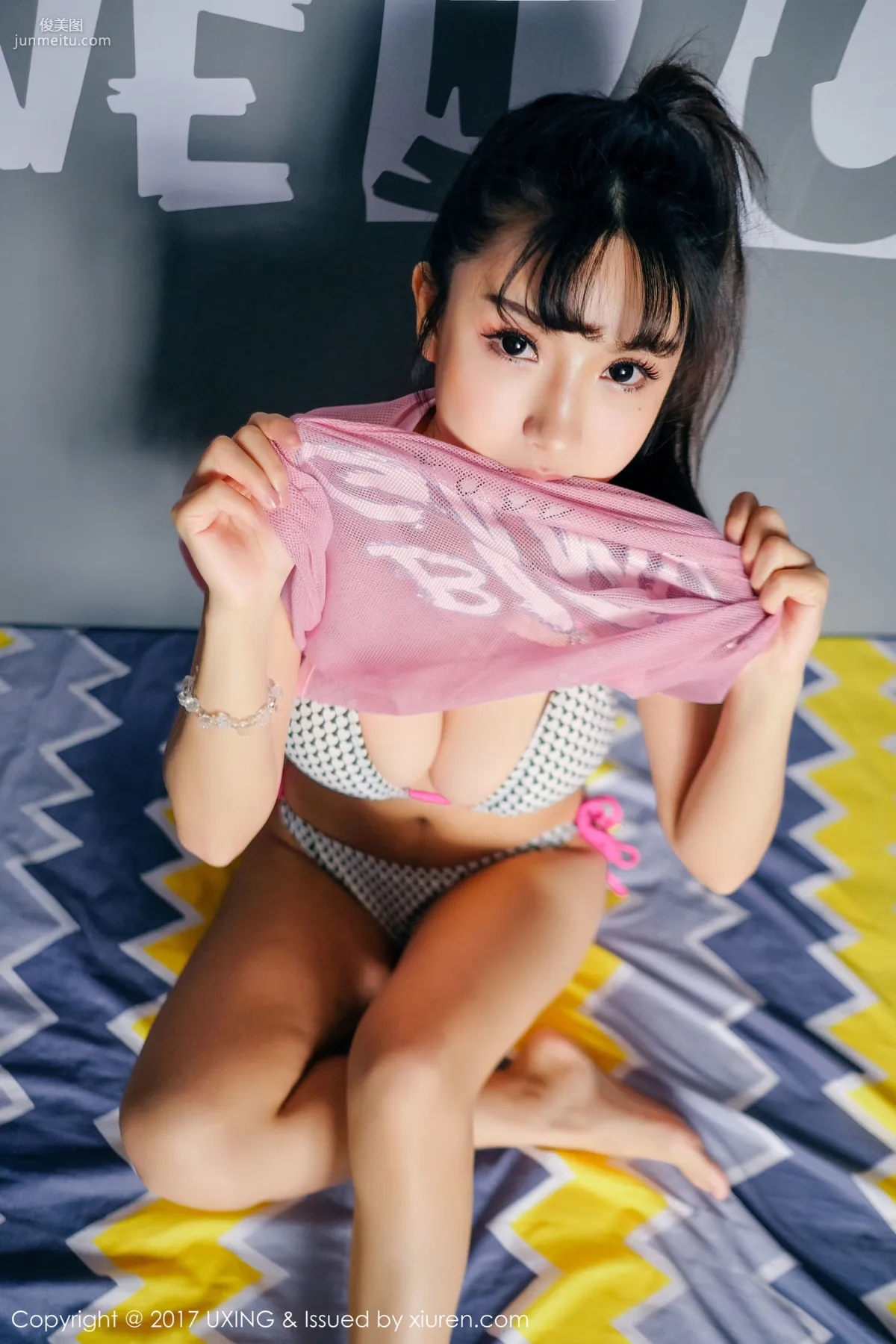 Xiaoqian sunny Proud Beautiful Bust, Sweet Appearance [UXING] VOL.053 Photo Set photo 35