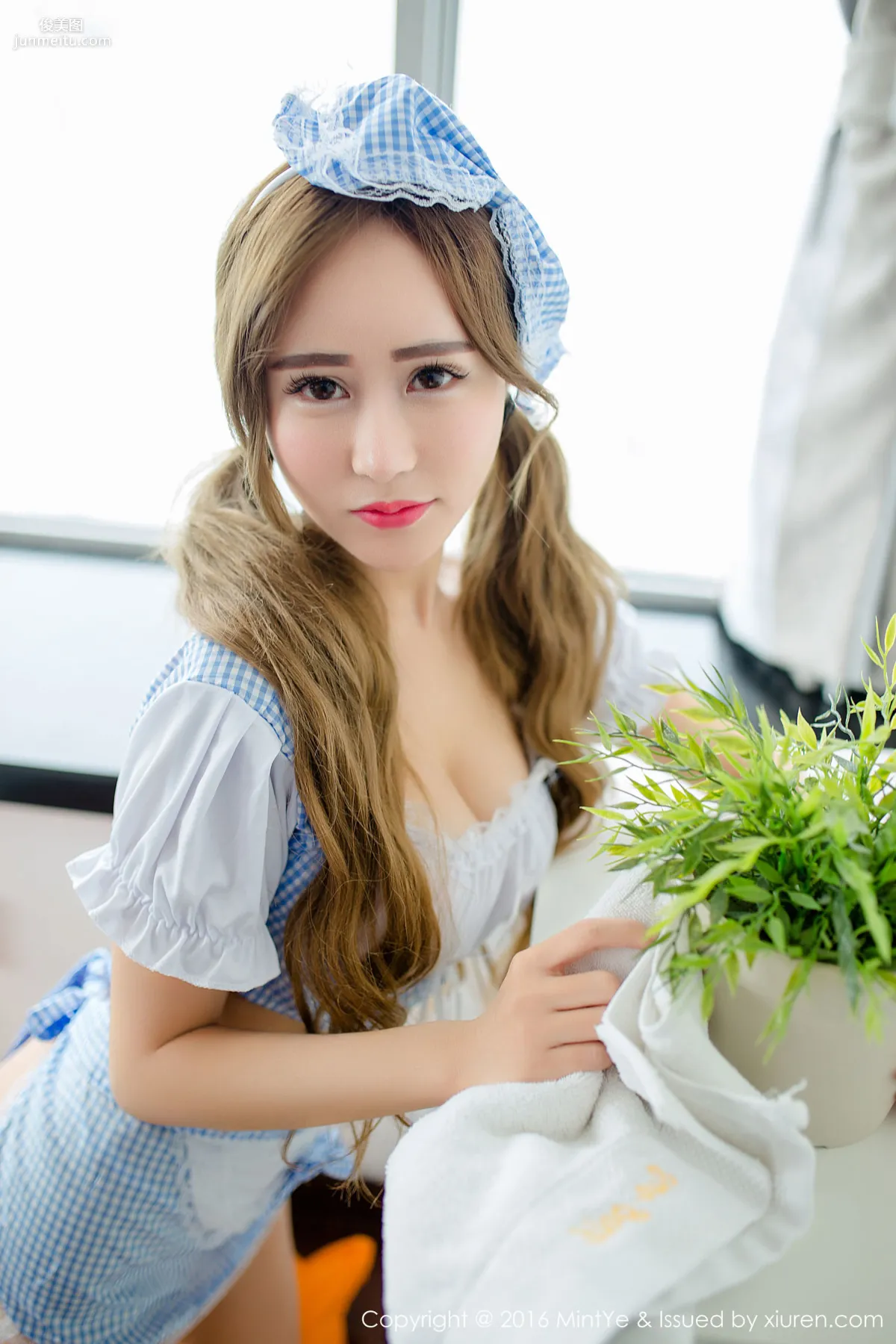 He Mengxi Stacy, Lace Lingerie + Cook Outfit [Bohe Ye] VOL.001 Photo Set photo 62