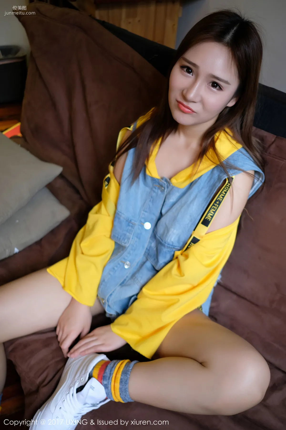 Yangyang Suger《Denim Girl》 [UXING] VOL.057 Photo Set photo 35