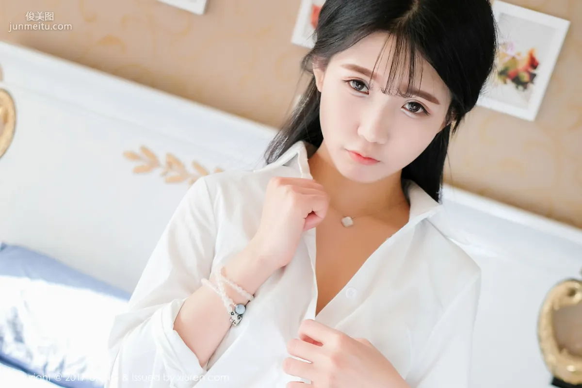 Cute Little Leaf Shirt Student Uniform + Lace Lingerie [UXING] VOL.046 Photo Set photo 20