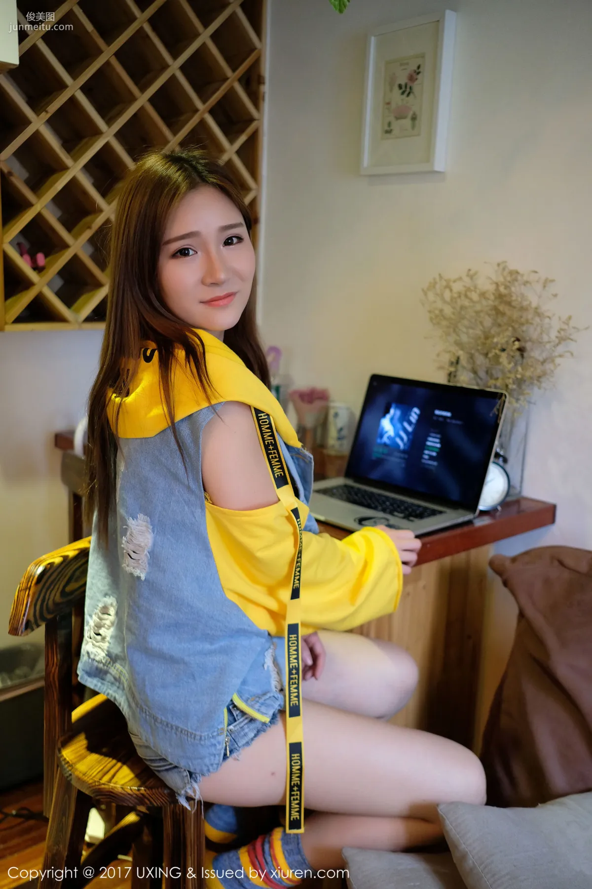 Yangyang Suger《Denim Girl》 [UXING] VOL.057 Photo Set photo 17