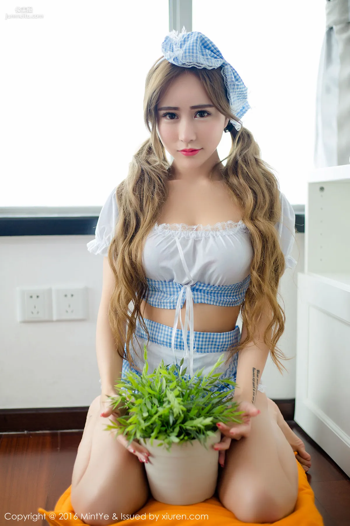 He Mengxi Stacy, Lace Lingerie + Cook Outfit [Bohe Ye] VOL.001 Photo Set photo 42